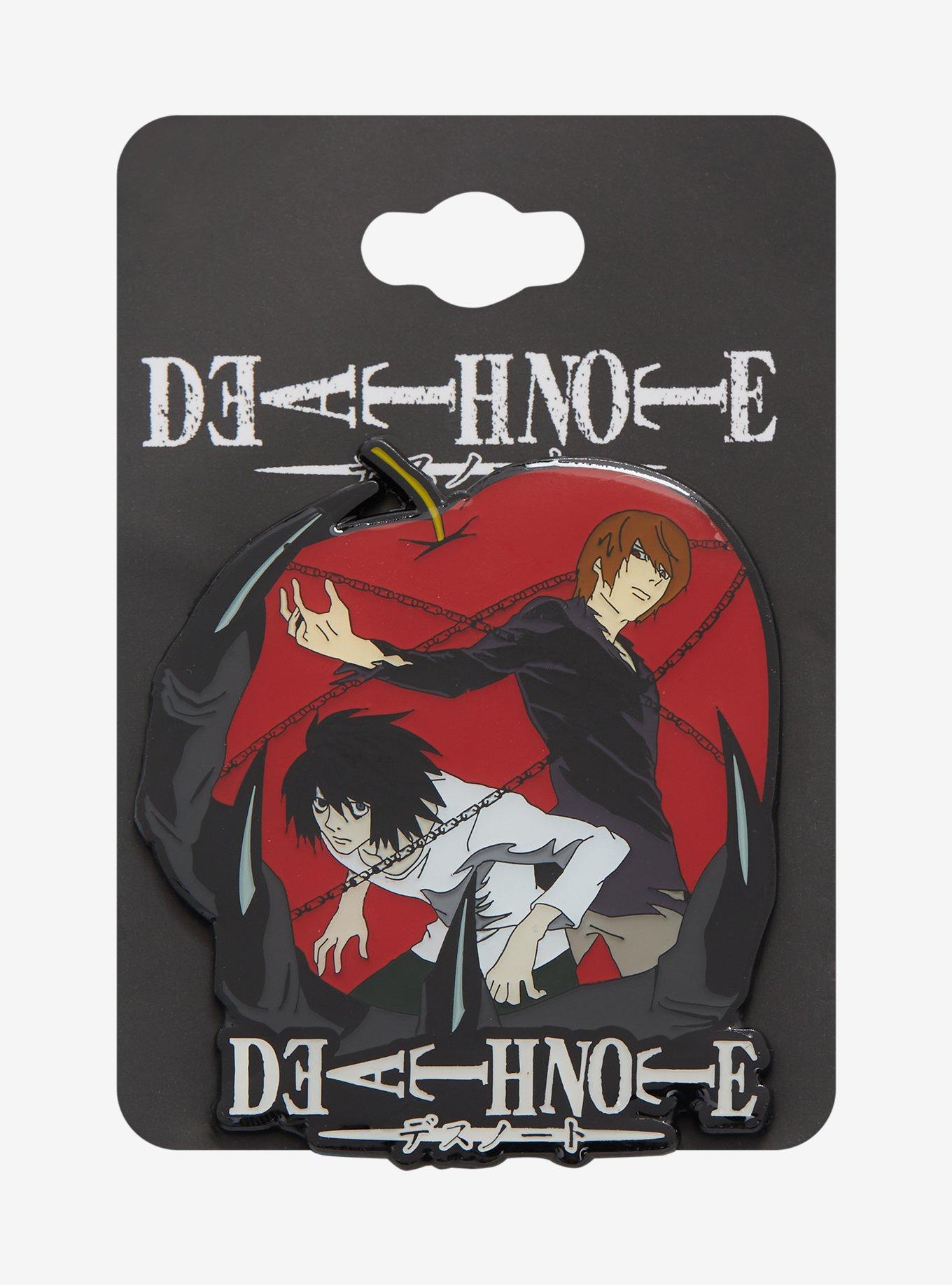 Death Note Apple Light & L Enamel Pin - BoxLunch Exclusive, , hi-res