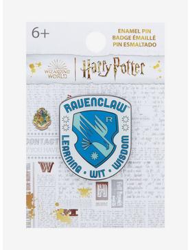 Loungefly Harry Potter Ravenclaw Geometric Crest Enamel Pin - BoxLunch Exclusive, , hi-res