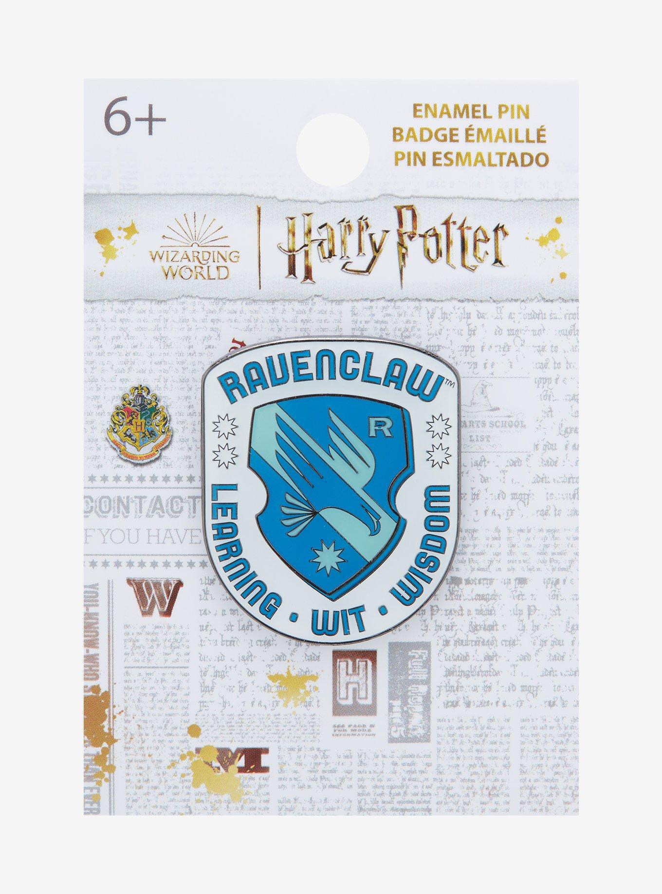 Loungefly Harry Potter Ravenclaw Geometric Crest Enamel Pin - BoxLunch Exclusive, , alternate
