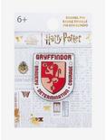 Loungefly Harry Potter Gryffindor Geometric Crest Enamel Pin - BoxLunch Exclusive, , alternate