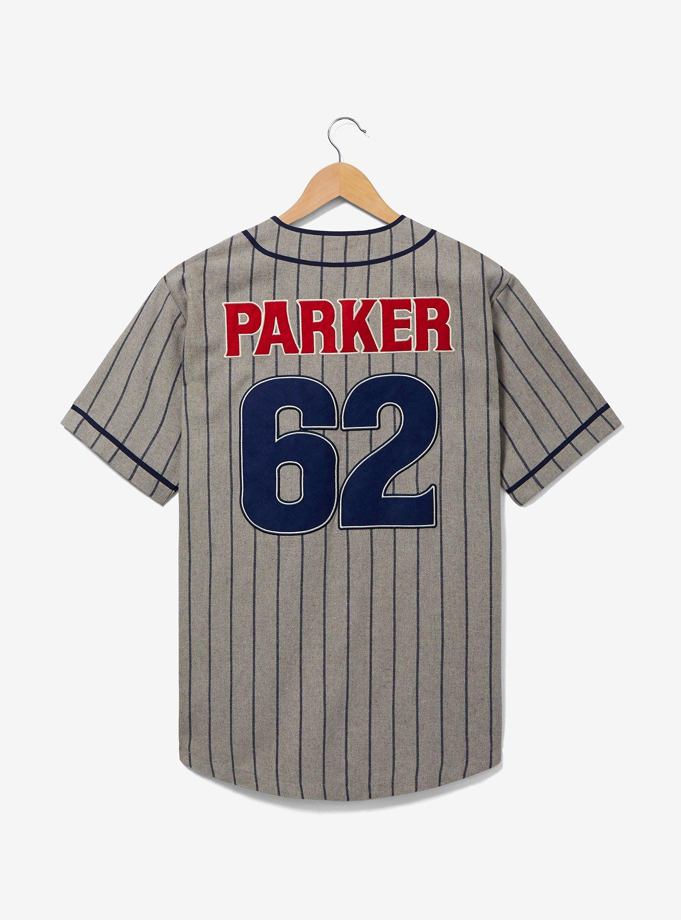 Marvel Spider-Man Striped Baseball Jersey - BoxLunch Exclusive, GREY HEATHER, alternate