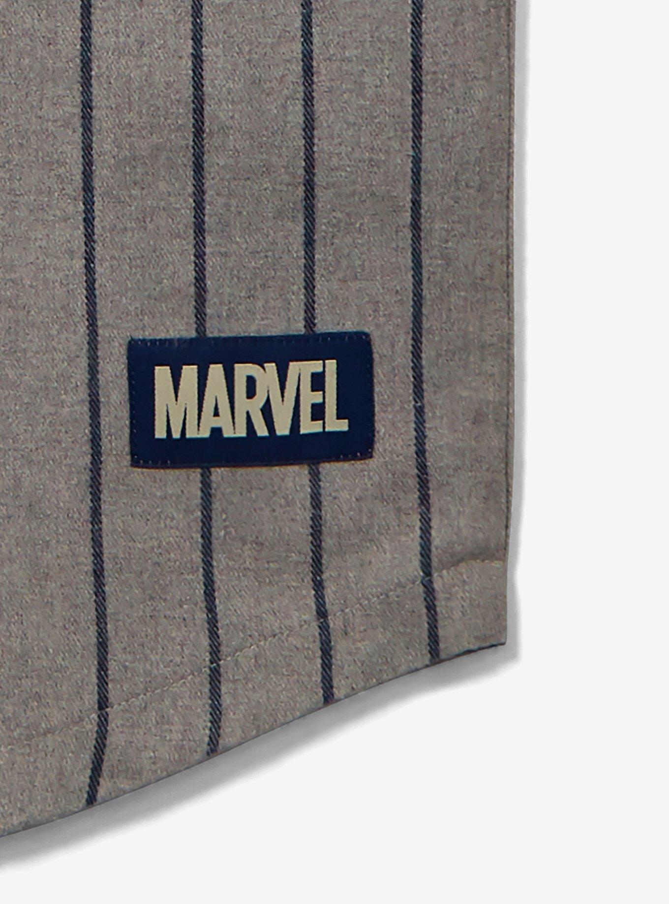 Marvel Spider-Man Striped Baseball Jersey - BoxLunch Exclusive, GREY HEATHER, alternate