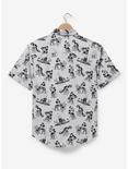 RSVLTS Disney Mickey Mouse Steamboat Willie Allover Print Woven Button-Up Top - BoxLunch Exclusive, WHITE, alternate
