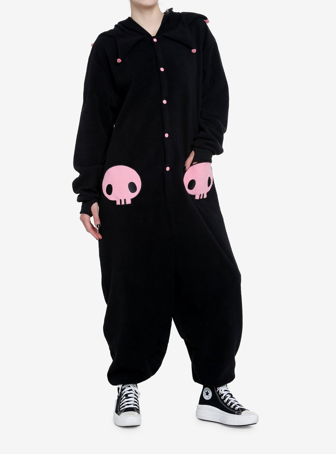Kuromi 3D Plush Ear Girls Kigurumi, , alternate