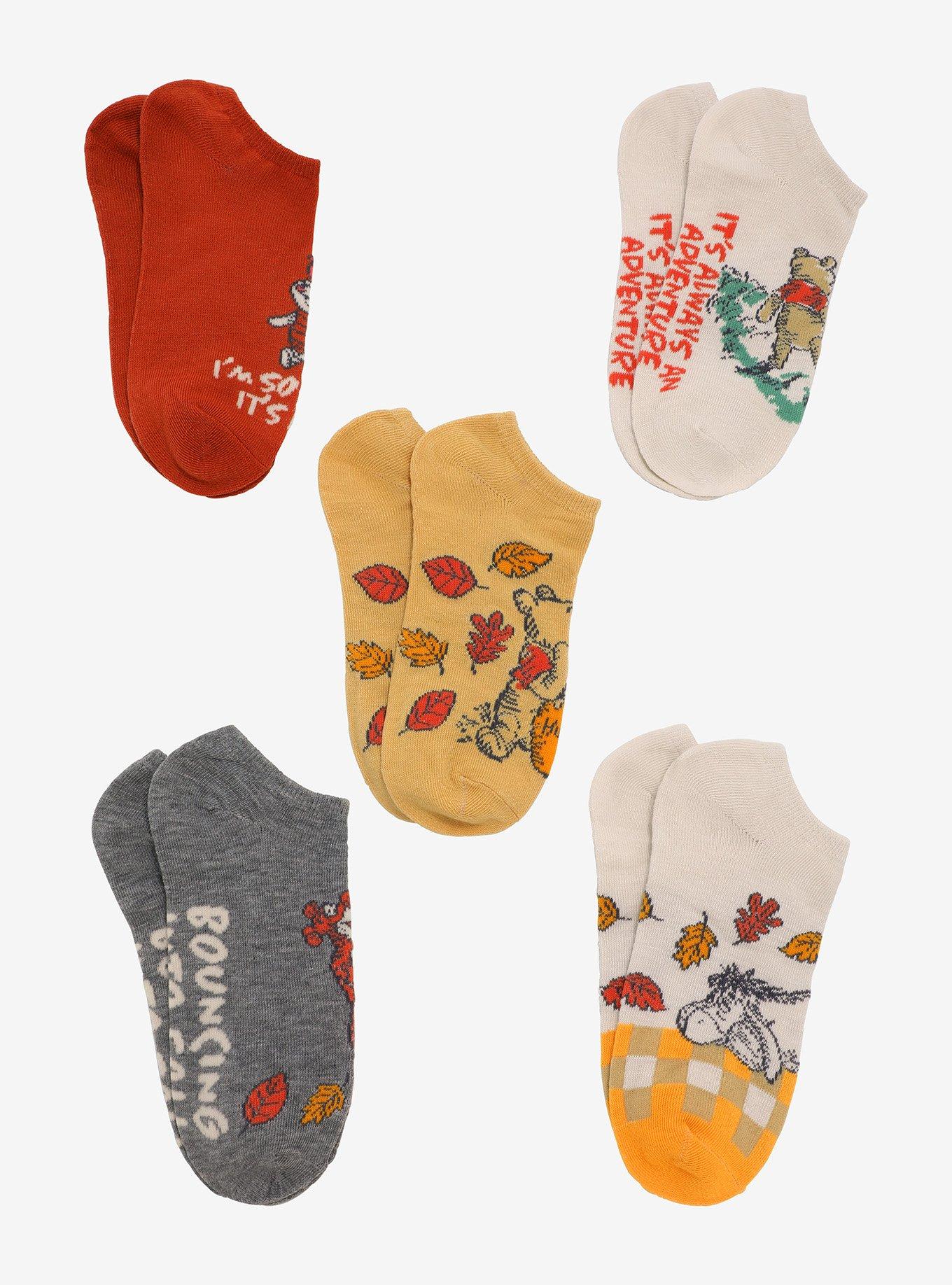 Disney Winnie the Pooh Harvest Portraits Sock Set , , alternate