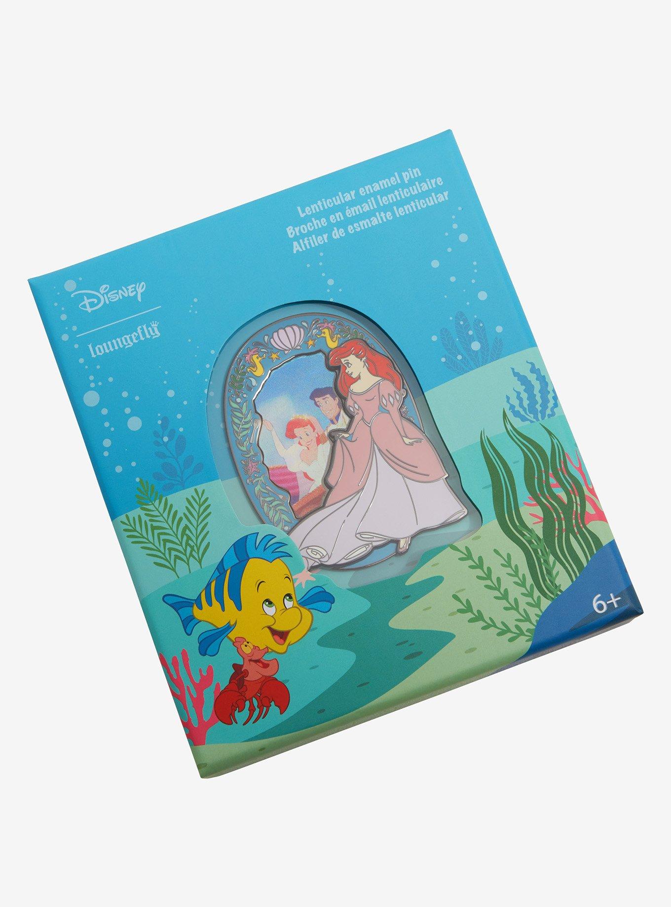 Loungefly Disney The Little Mermaid Ariel Lenticular Frame Limited Edition Enamel Pin, , alternate