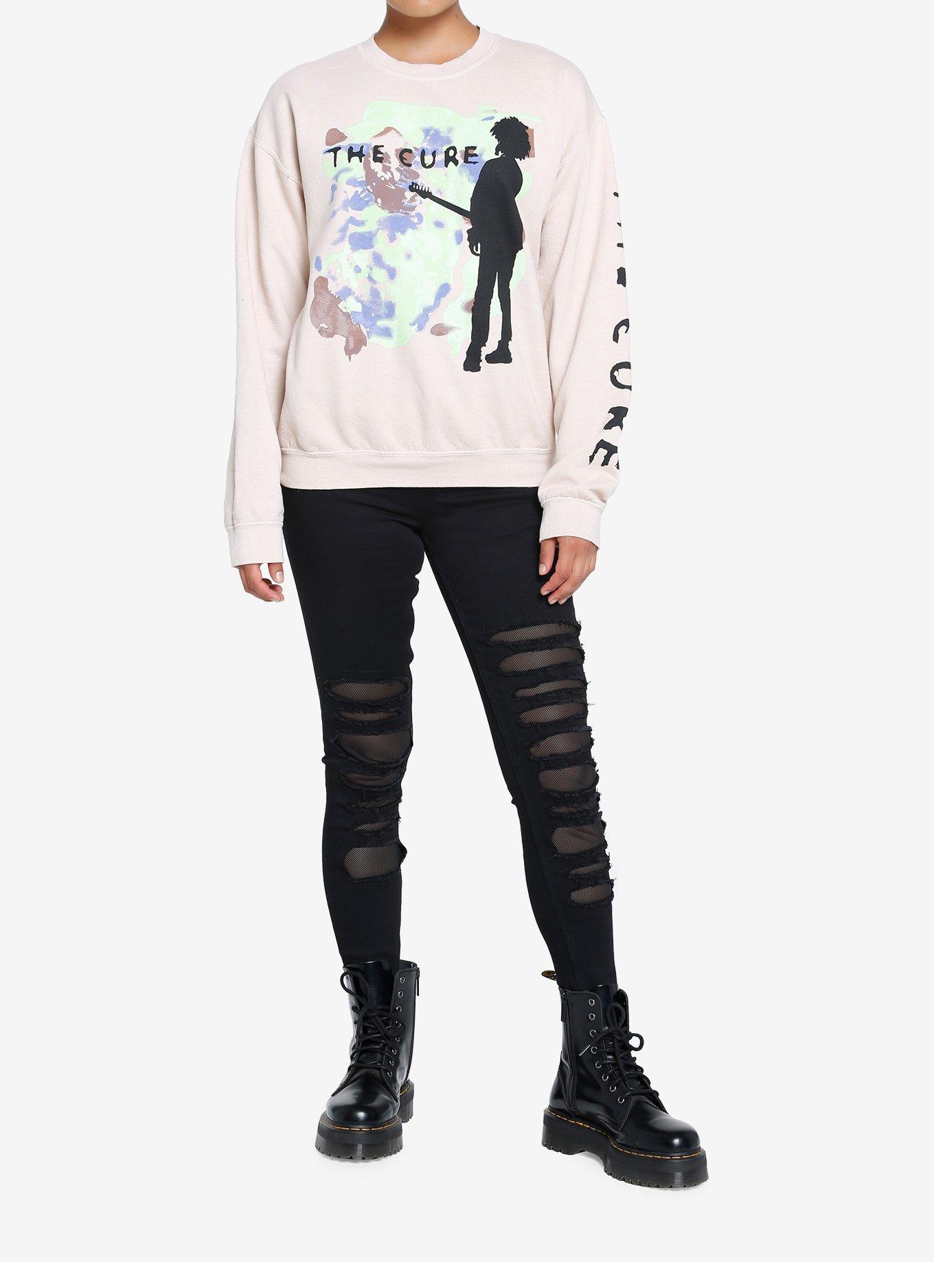 The Cure Boys Don't Cry Girls Sweatshirt, SAND, alternate