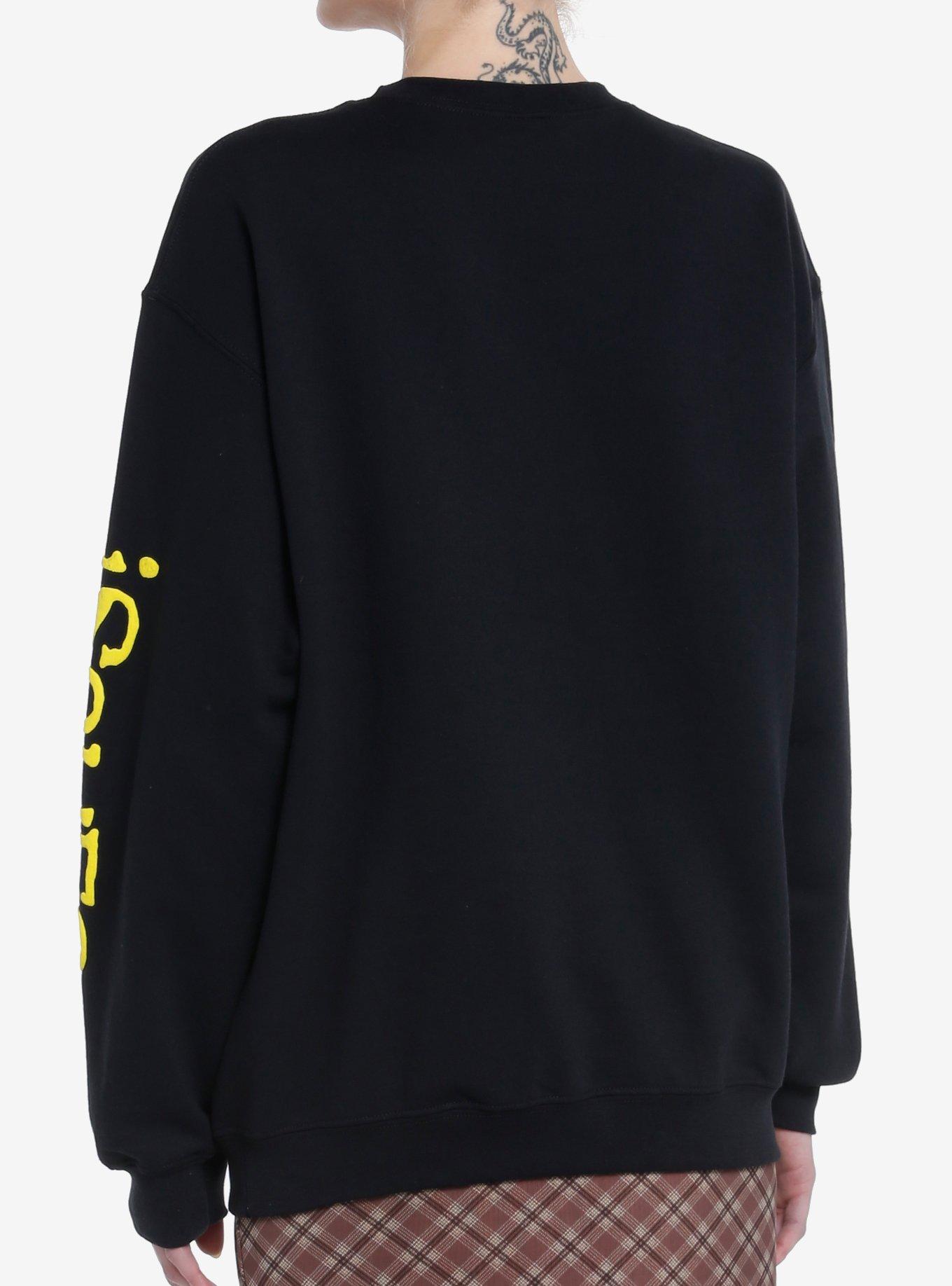 Korn Issues Puff Paint Girls Sweatshirt, BLACK, alternate