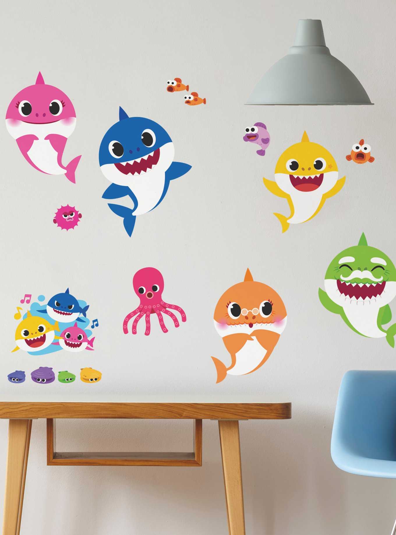 Baby Shark Peel And Stick Wall Decals, , hi-res