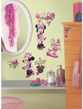 Minnie Fashionista Peel And Stick Wall Decals, , hi-res