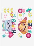 Paw Patrol Skye And Everest Be Happy Quote Peel And Stick Wall Decals, , alternate
