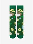 Studio Ghibli My Neighbor Totoro Floral Totoros Allover Print Crew Socks - BoxLunch Exclusive, , alternate