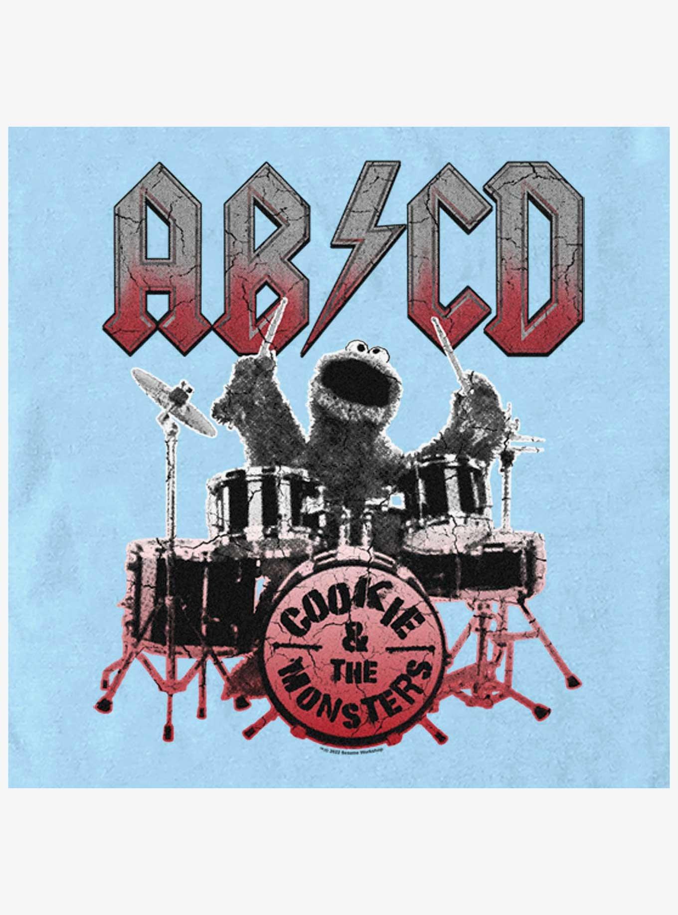 Sesame Street Cookie Monster Rock Drummer T-Shirt