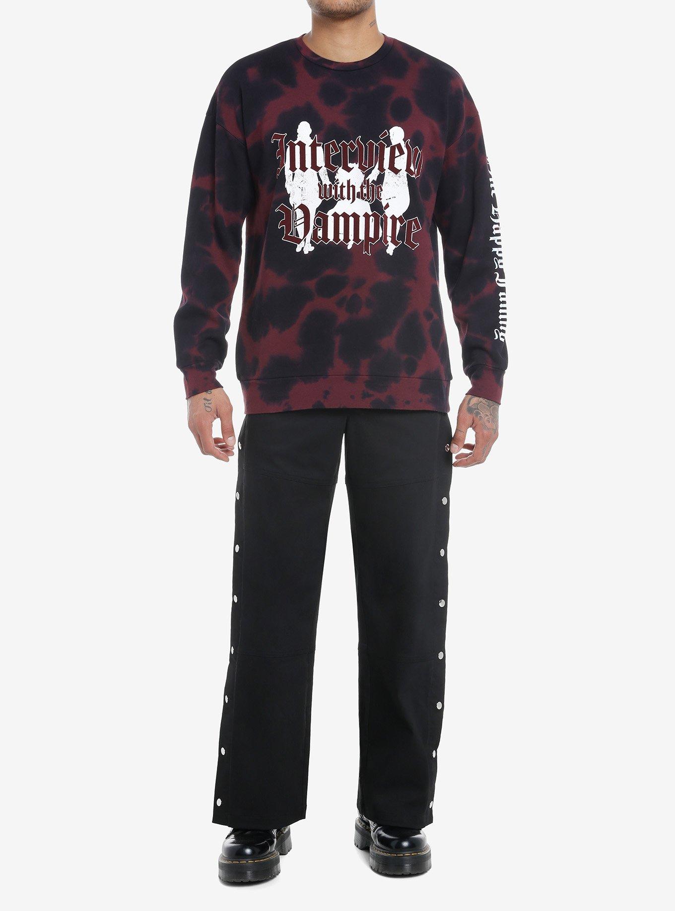 Interview With The Vampire Silhouettes Tie-Dye Sweatshirt, MULTI, alternate