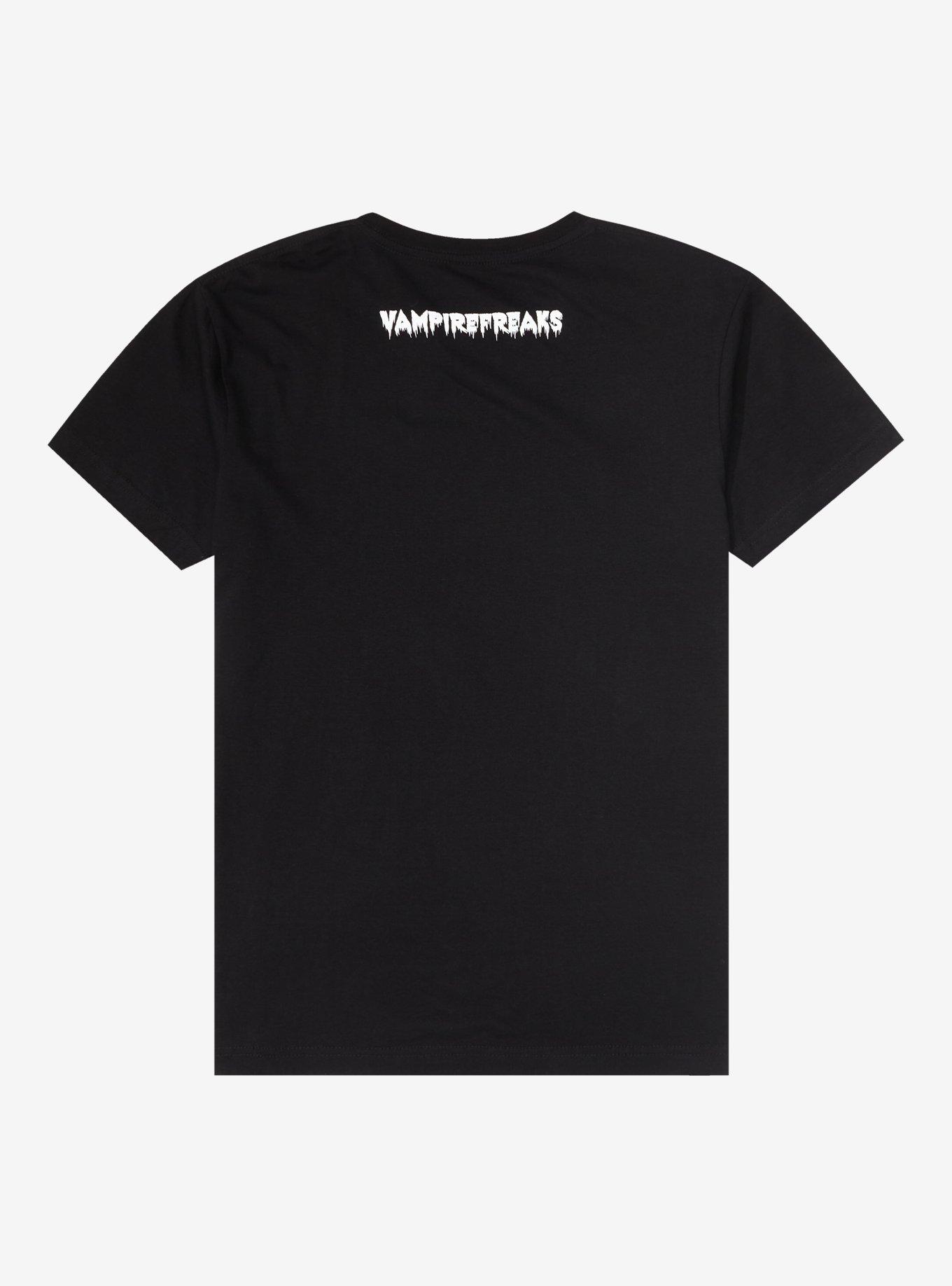 Vampire Freaks Demon Mermaid T-Shirt, BLACK, alternate