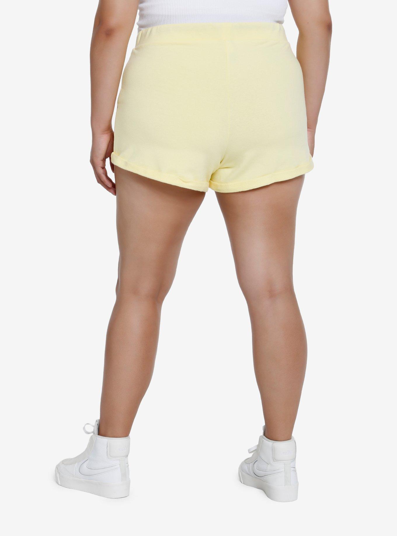 Pompompurin Music Notes Girls Lounge Shorts Plus Size, MULTI, alternate