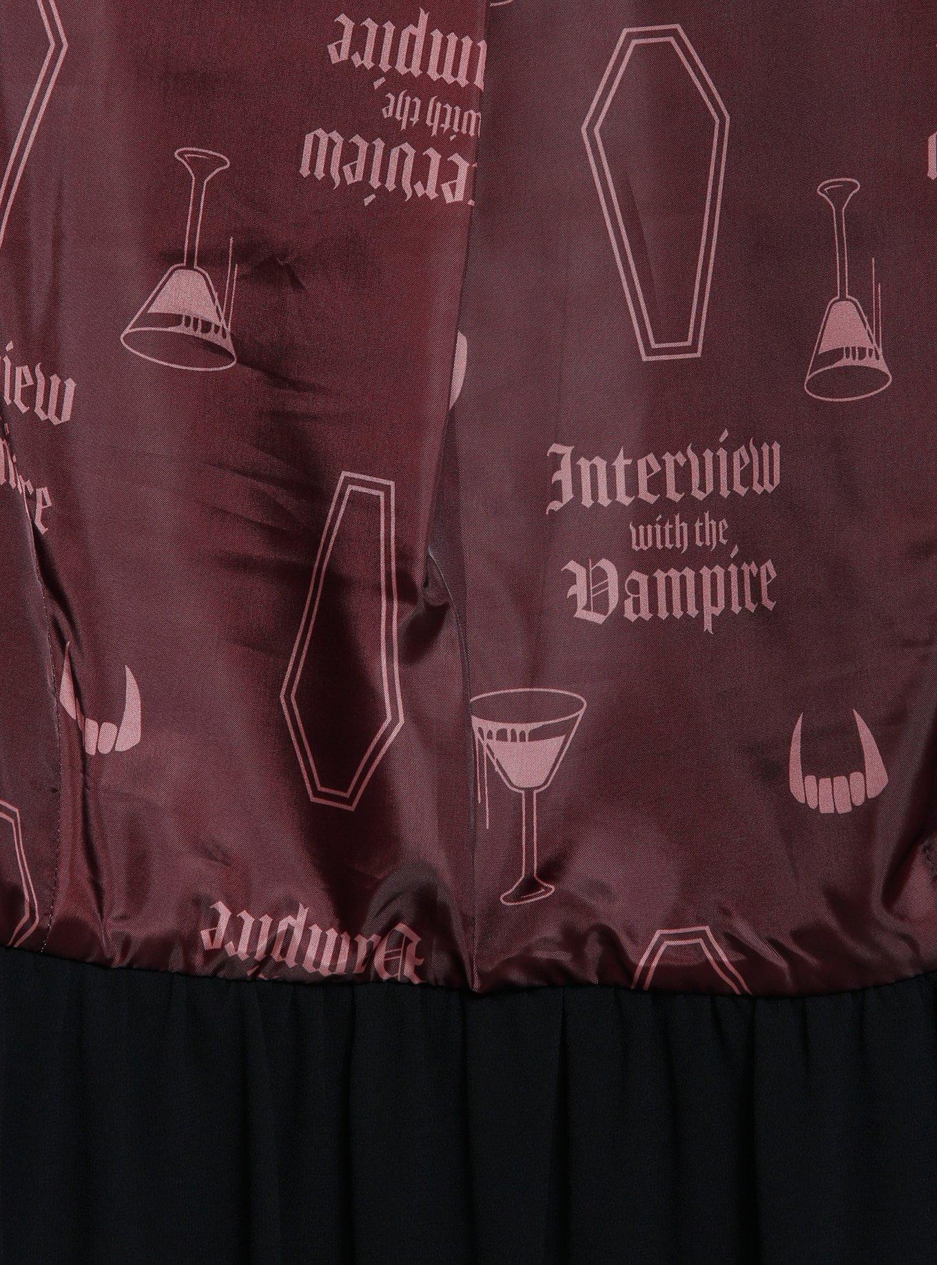 Interview With The Vampire Coffins Girls Peplum Waistcoat Plus Size, WHITE, alternate