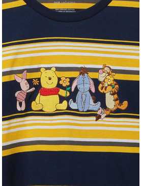 Disney Winnie the Pooh Characters Striped Layered Long Sleeve T-Shirt - BoxLunch Exclusive, , hi-res
