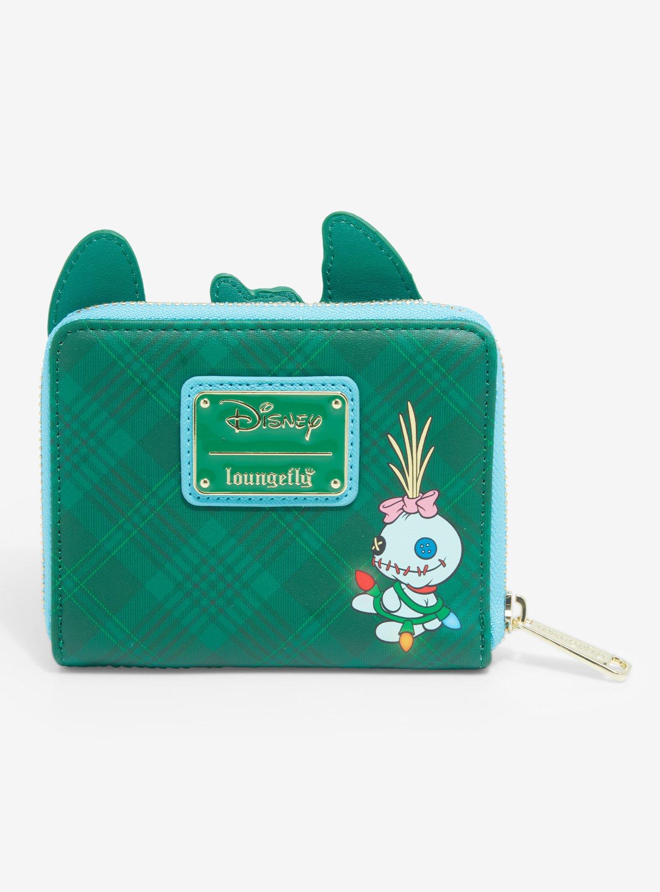 Loungefly Disney Lilo & Stitch Christmas Lights Stitch Small Zip Wallet - BoxLunch Exclusive, , alternate