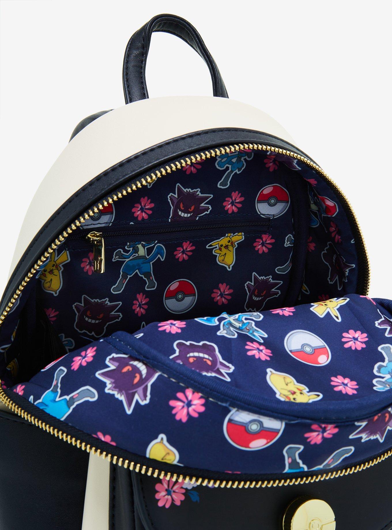 Loungefly Pok&eacute;mon Ash & Pok&eacute;mon Floral Mini Backpack - BoxLunch Exclusive, , alternate