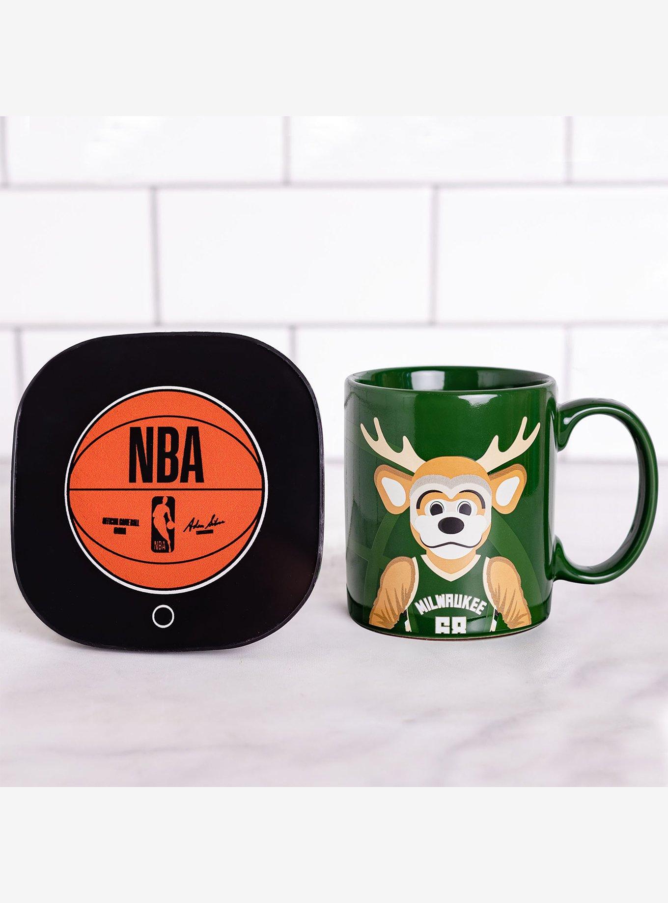 NBA Milwaukee Bucks Bango Mascot Mug Warmer With Mug, , alternate