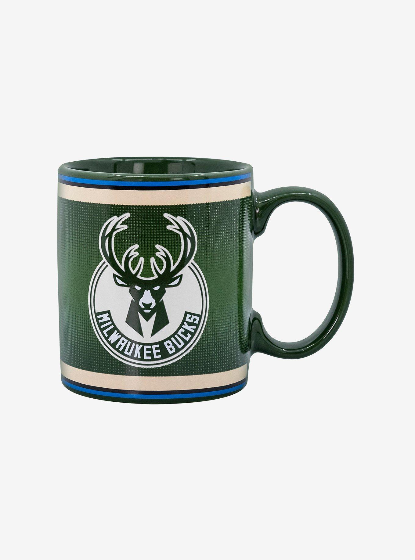 NBA Milwaukee Bucks Logo Mug Warmer With Mug, , alternate