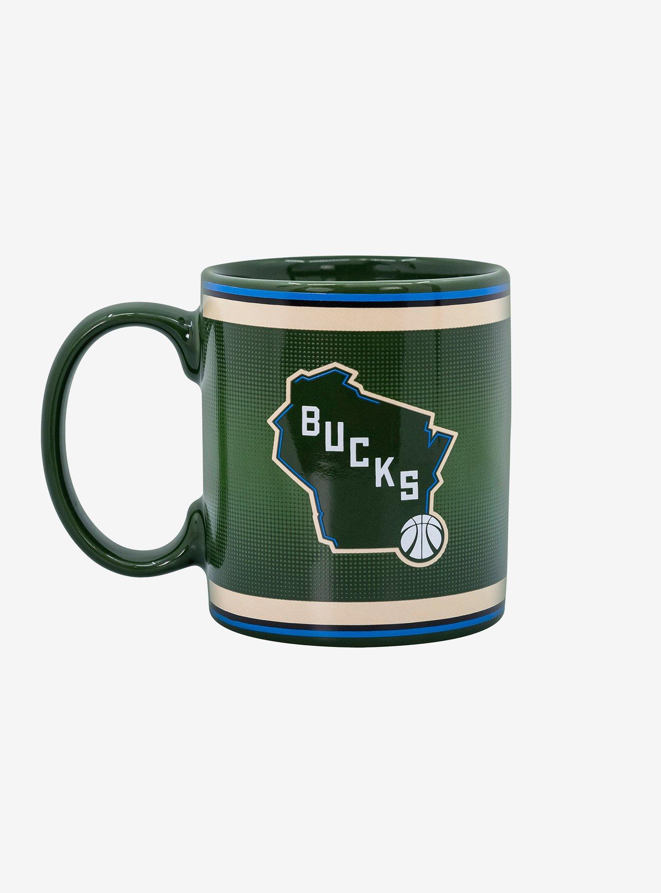 NBA Milwaukee Bucks Logo Mug Warmer With Mug, , alternate