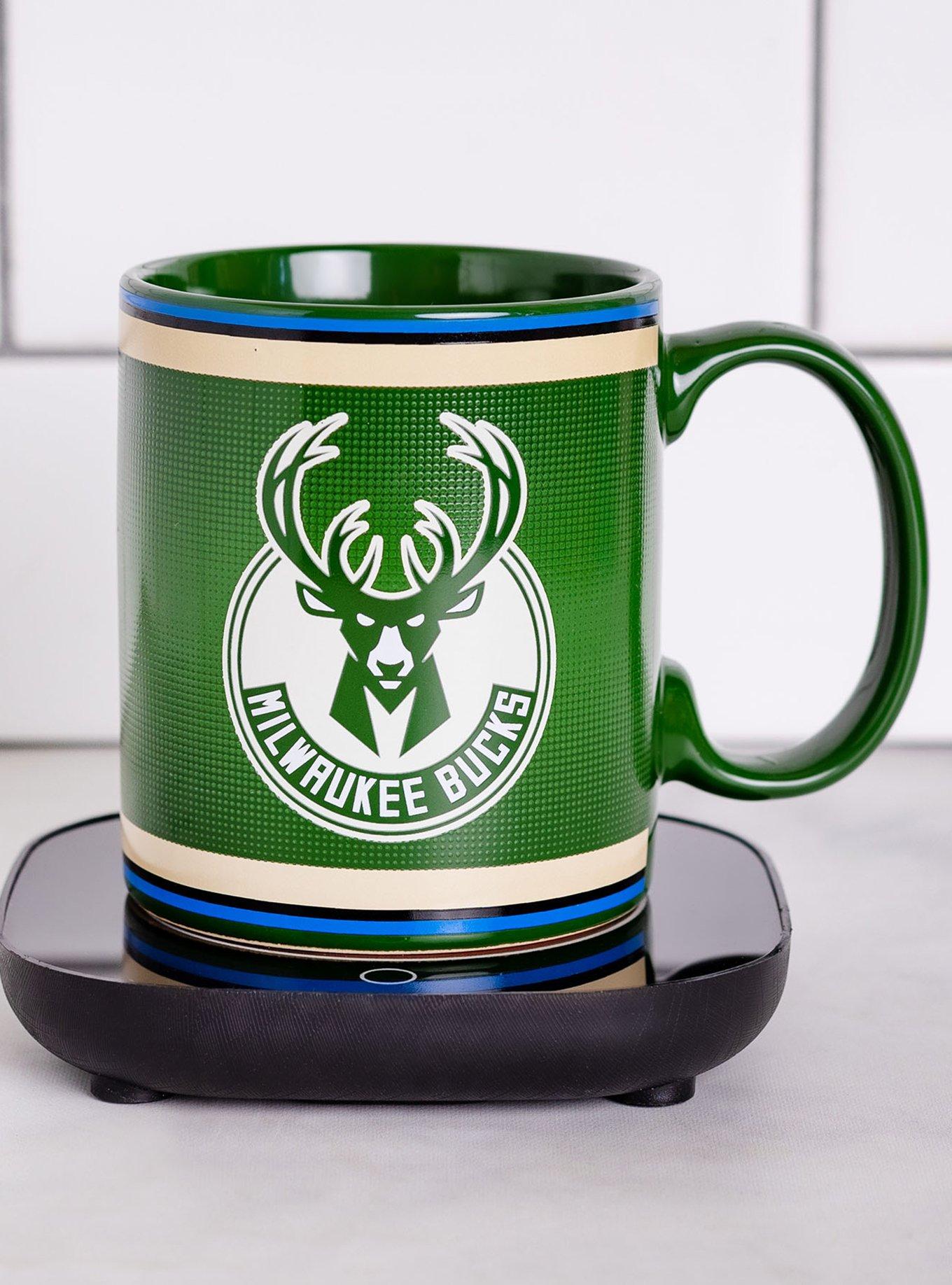 NBA Milwaukee Bucks Logo Mug Warmer With Mug, , alternate