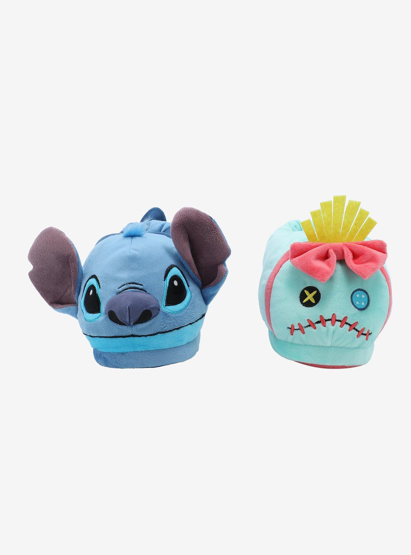Disney Lilo & Stitch Scrump & Stitch Mismatch Plush Slippers, MULTI, alternate