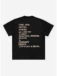 Avenged Sevenfold Life Is But A Dream Healing The World T-Shirt, BLACK, alternate