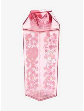 My Melody Floral Milk Carton Water Bottle, , hi-res