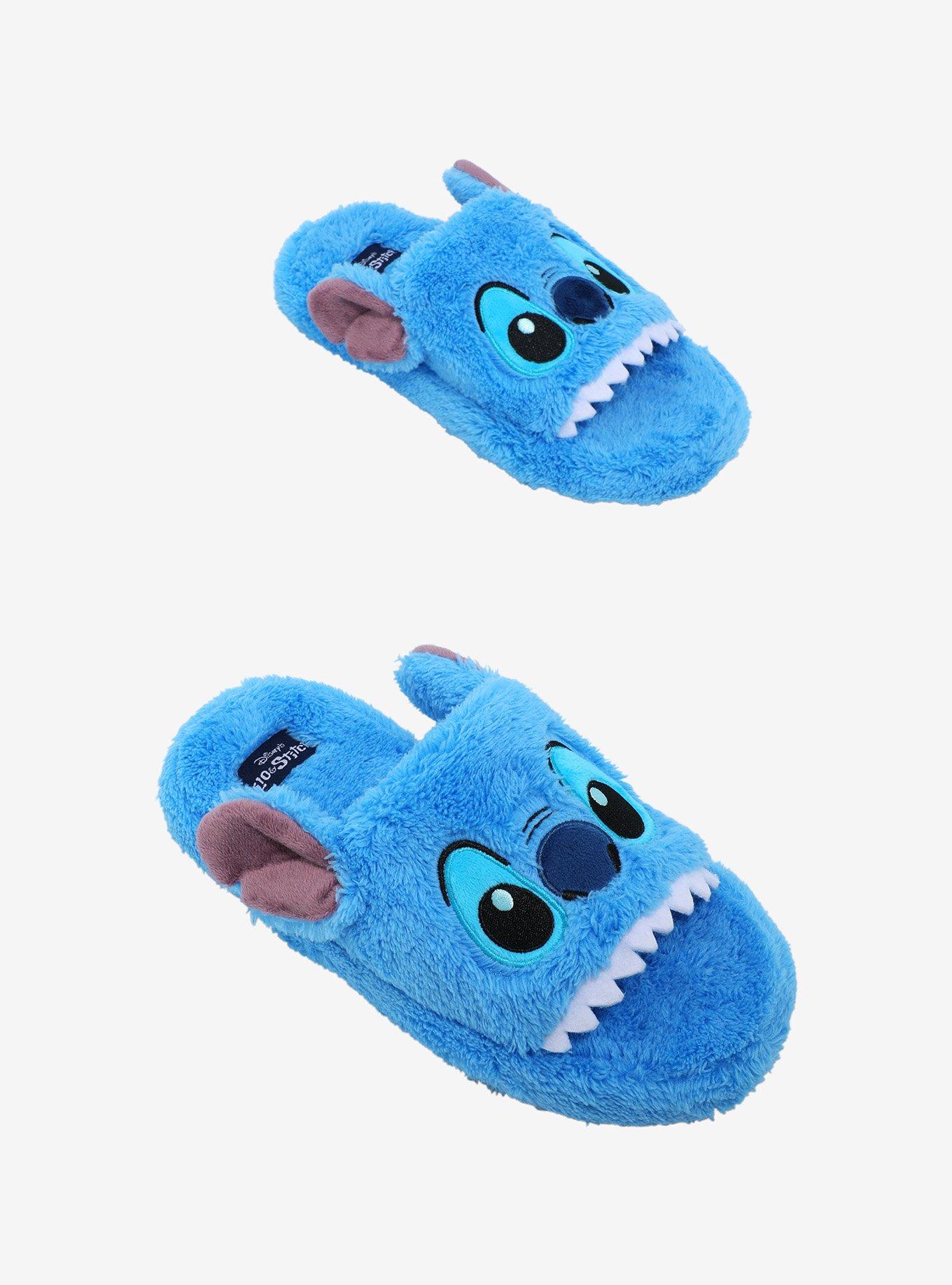 Disney Lilo & Stitch Fuzzy Stitch Plush Slippers, MULTI, alternate