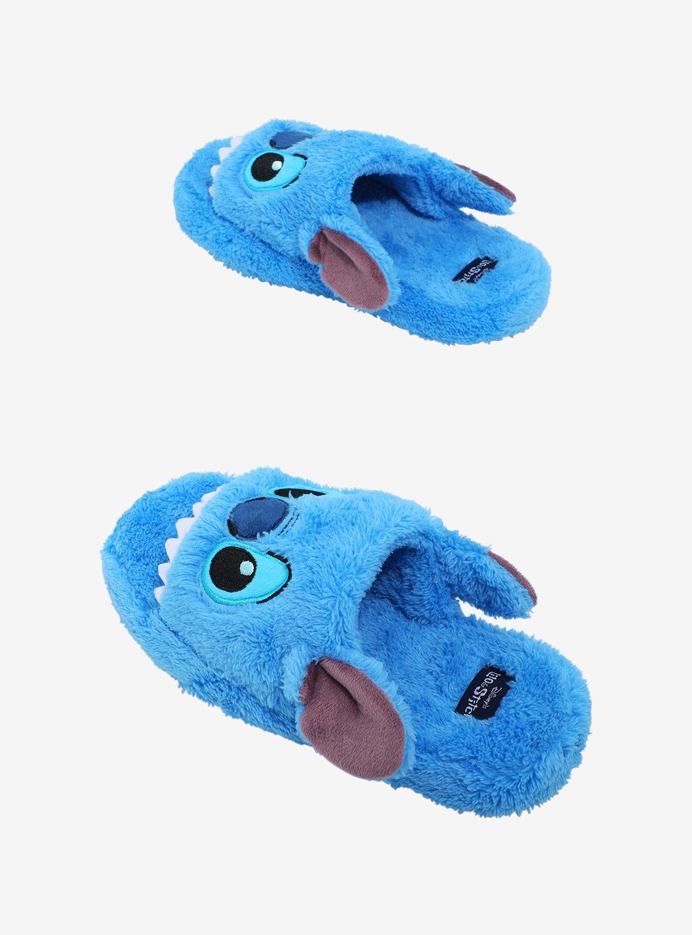 Disney Lilo & Stitch Fuzzy Stitch Plush Slippers, MULTI, alternate