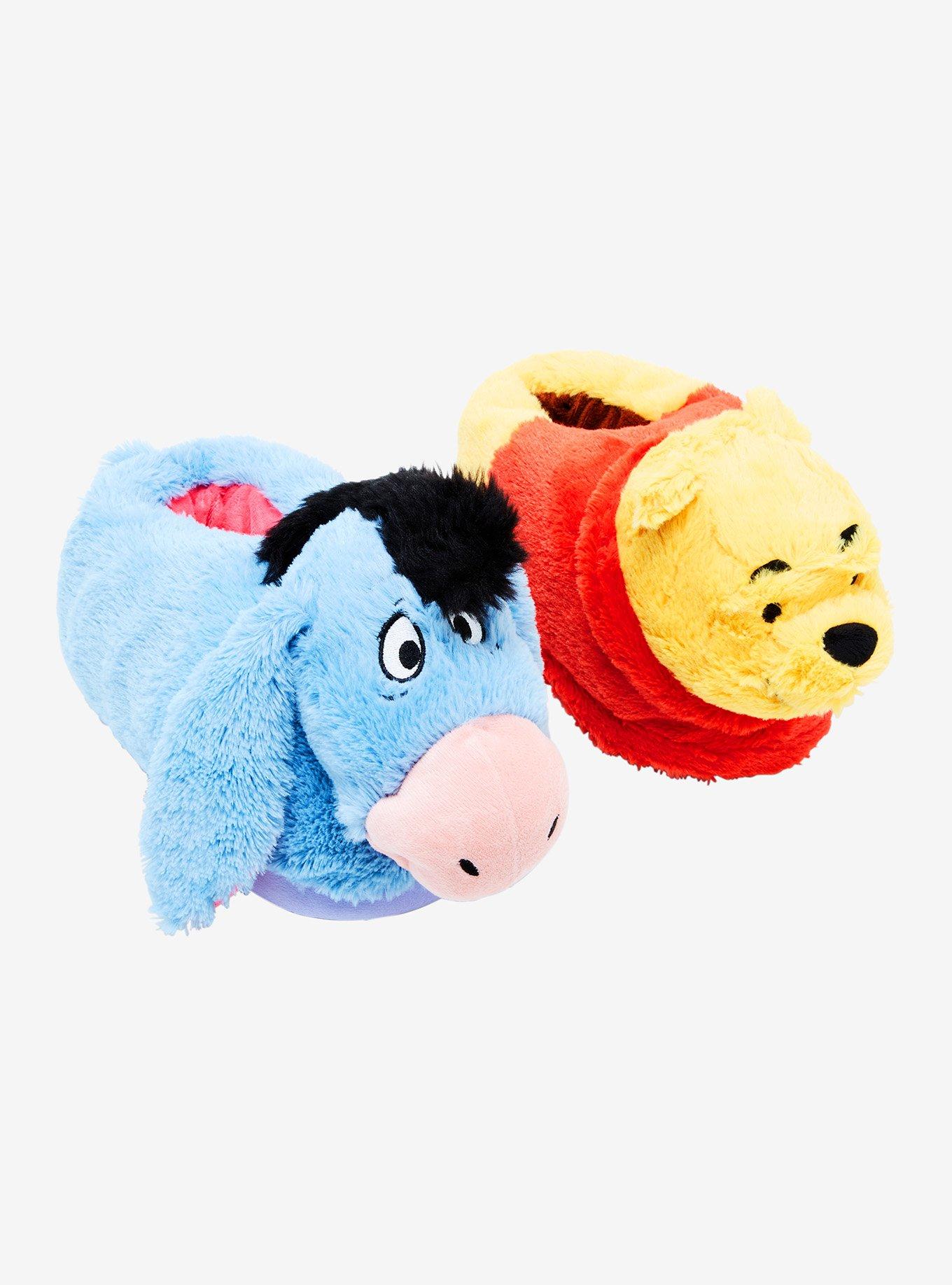 Disney Winnie The Pooh Mismatch Plush Slippers, MULTI, alternate