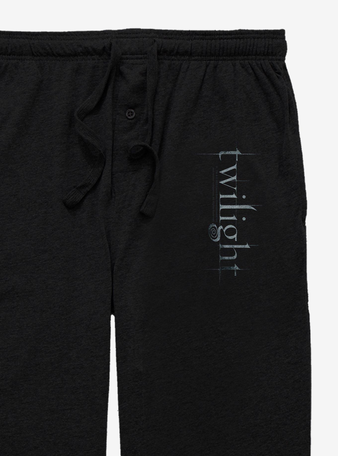 Twilight Sketch Logo Pajama Pants, BLACK, alternate