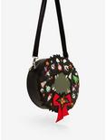 Loungefly The Nightmare Before Christmas Figural Wreath Glow-In-The-Dark Crossbody Bag, , alternate