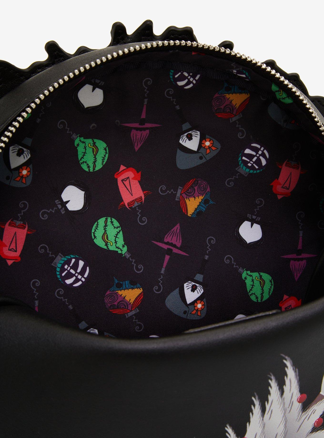Loungefly The Nightmare Before Christmas Figural Wreath Glow-In-The-Dark Crossbody Bag, , alternate