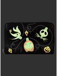 Loungefly The Nightmare Before Christmas Tree & Ornaments Zipper Wallet, , alternate
