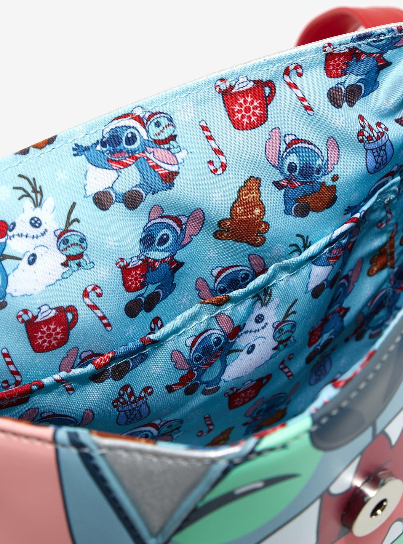 Loungefly Disney Lilo & Stitch Santa Hat Crossbody Bag, , alternate