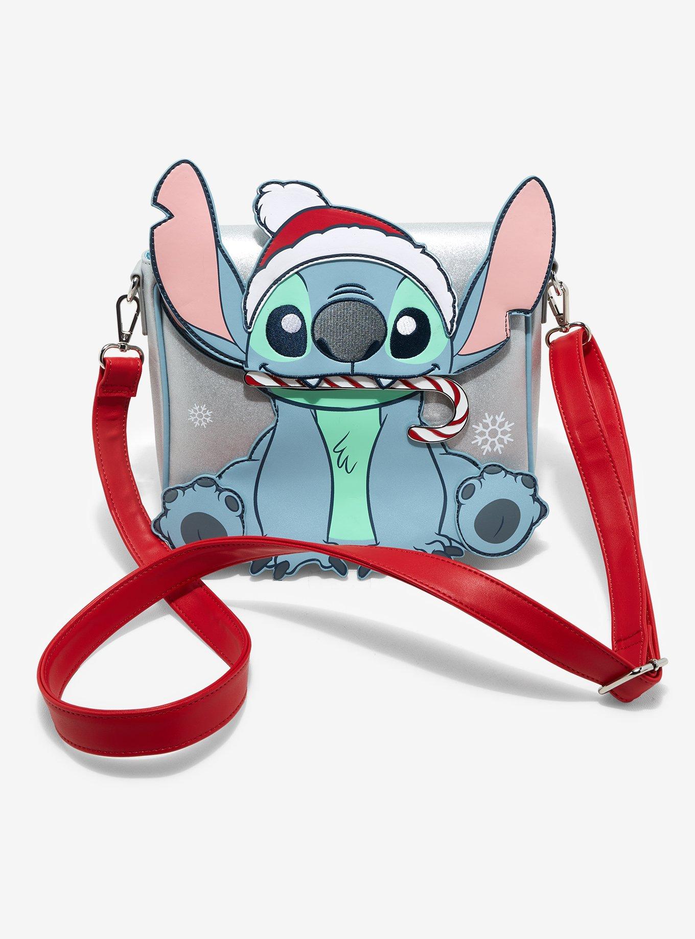 Loungefly Disney Lilo & Stitch Santa Hat Crossbody Bag, , alternate