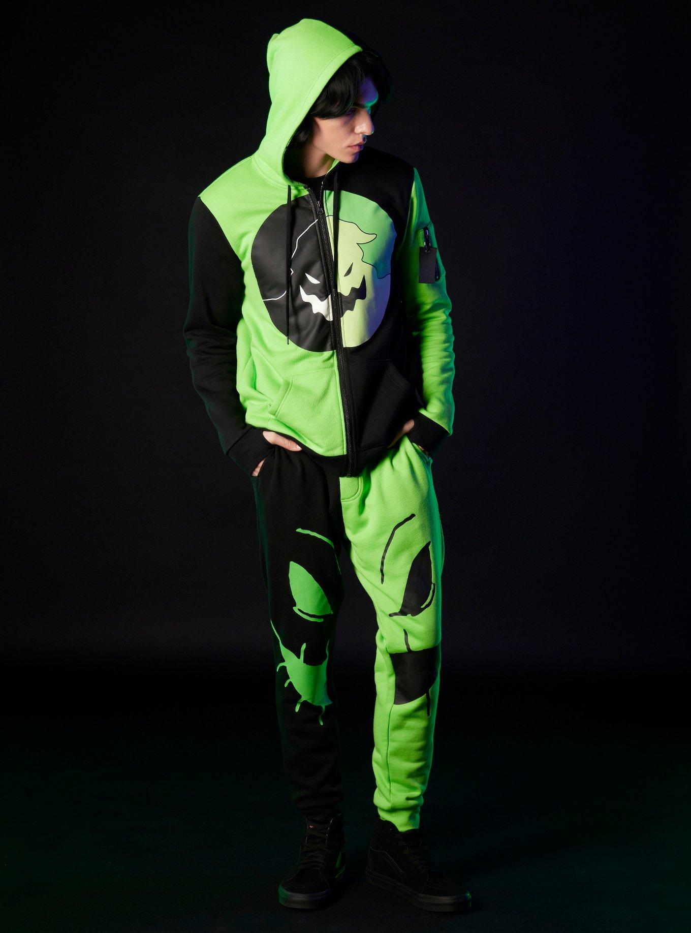 Our Universe The Nightmare Before Christmas Oogie Boogie Split Jogger Sweatpants, MULTI, alternate