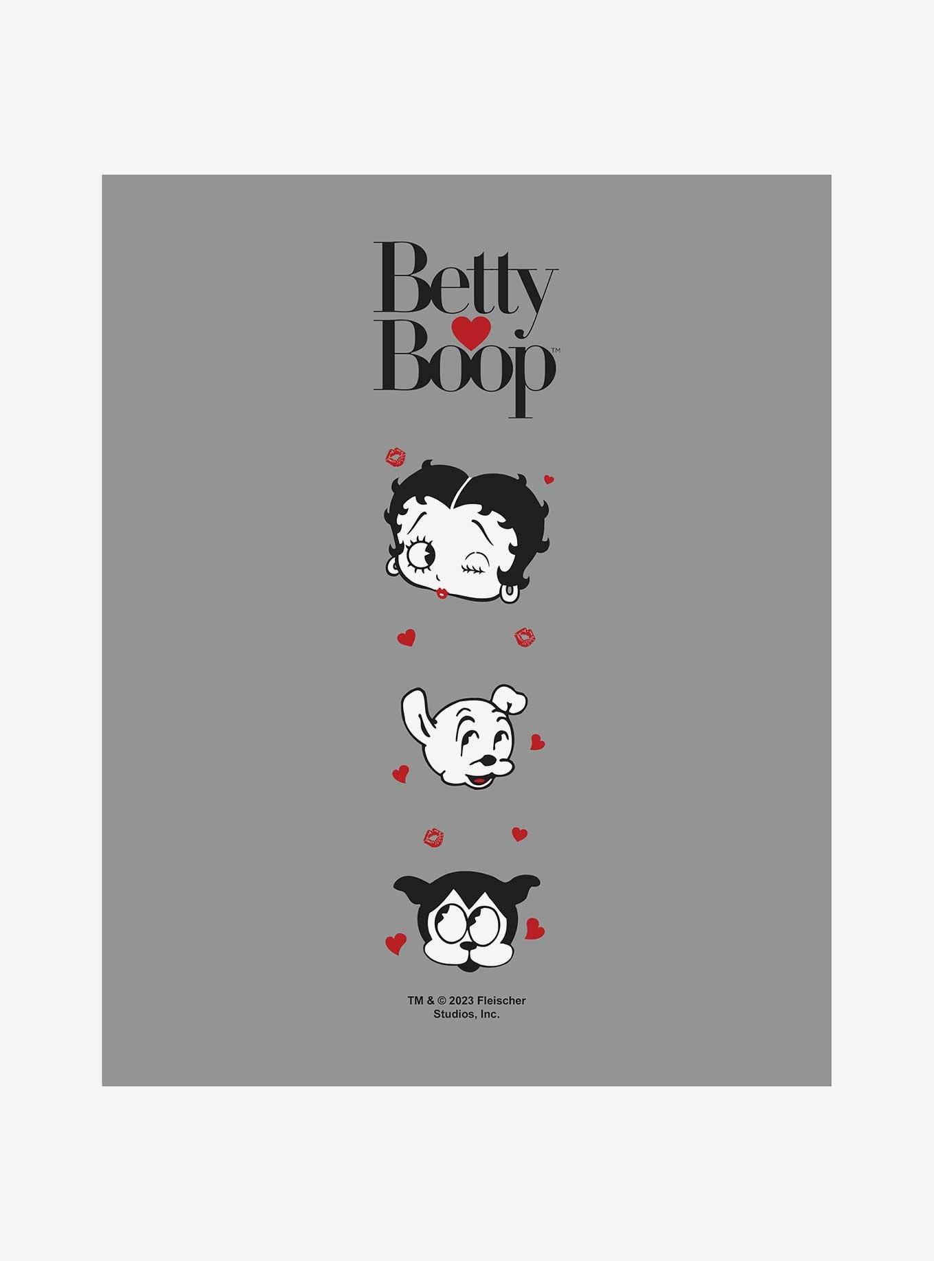 Betty Boop Betty, Pudgy, and Felix Jogger Sweatpants, CHAR HTR, alternate