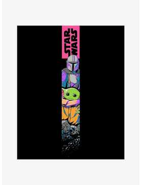 Star Wars The Mandalorian Neon Mando and Grogu Jogger Sweatpants, , hi-res