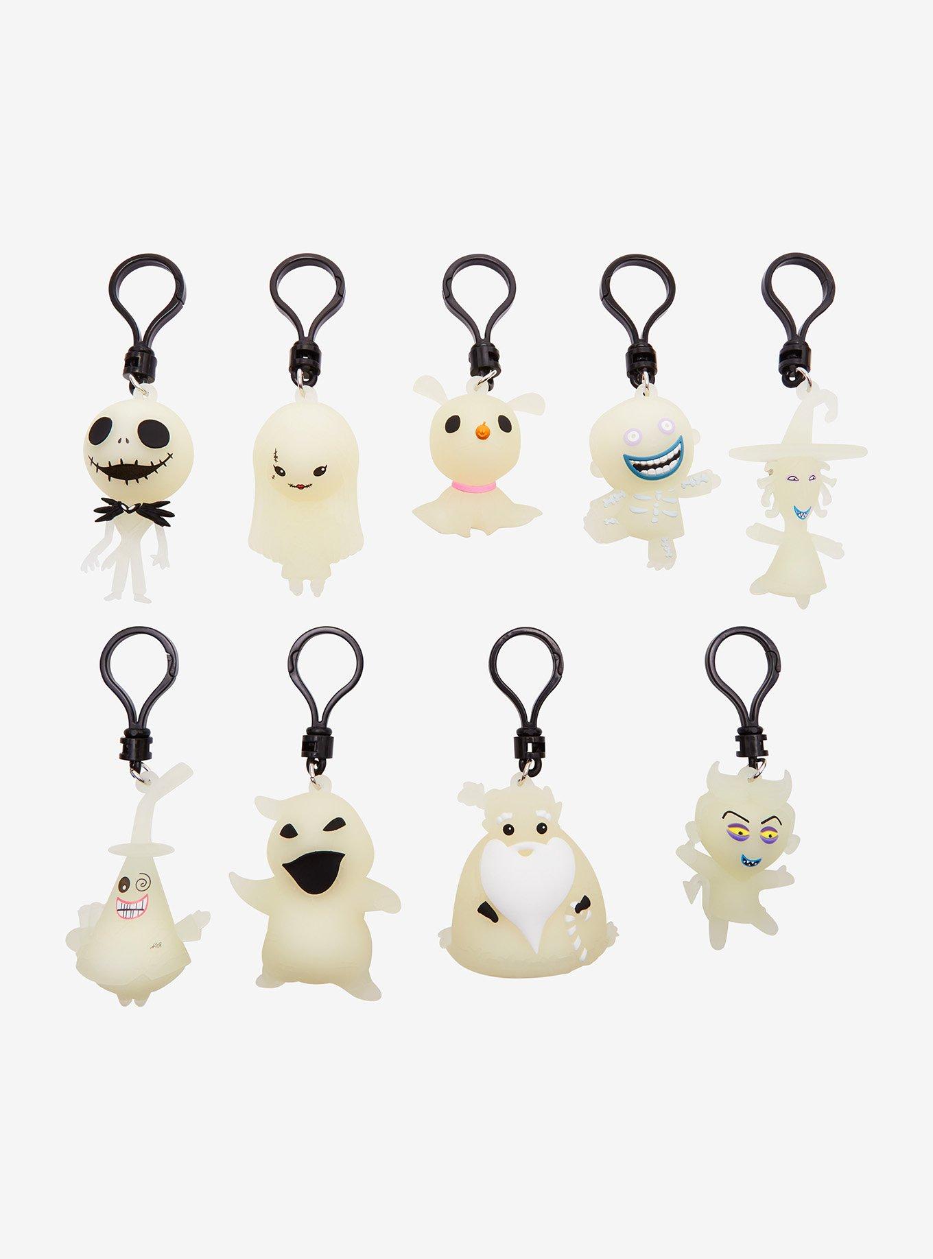 The Nightmare Before Christmas Character Glow-In-The-Dark Blind Bag Key Chain, , alternate