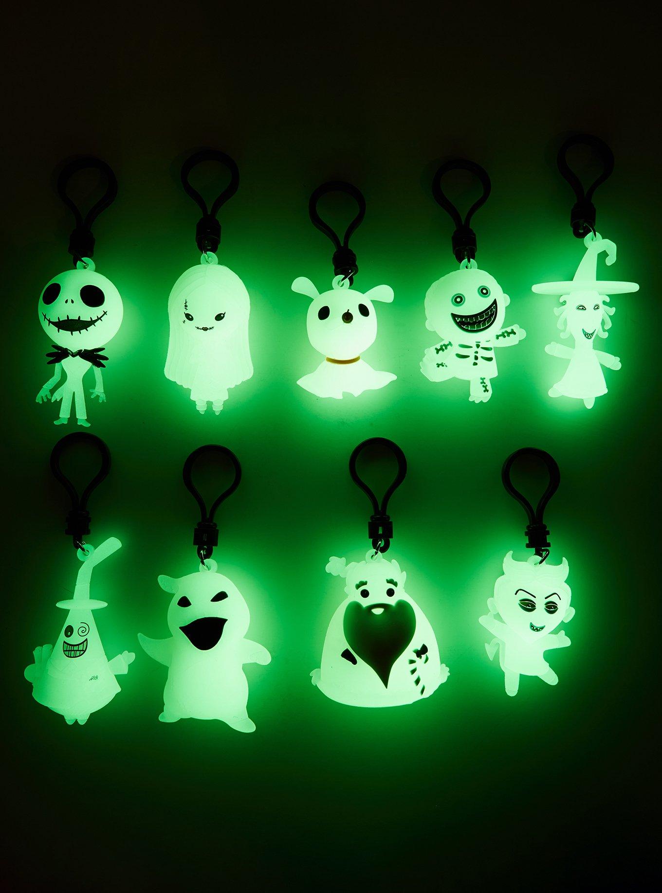 The Nightmare Before Christmas Character Glow-In-The-Dark Blind Bag Key Chain, , alternate