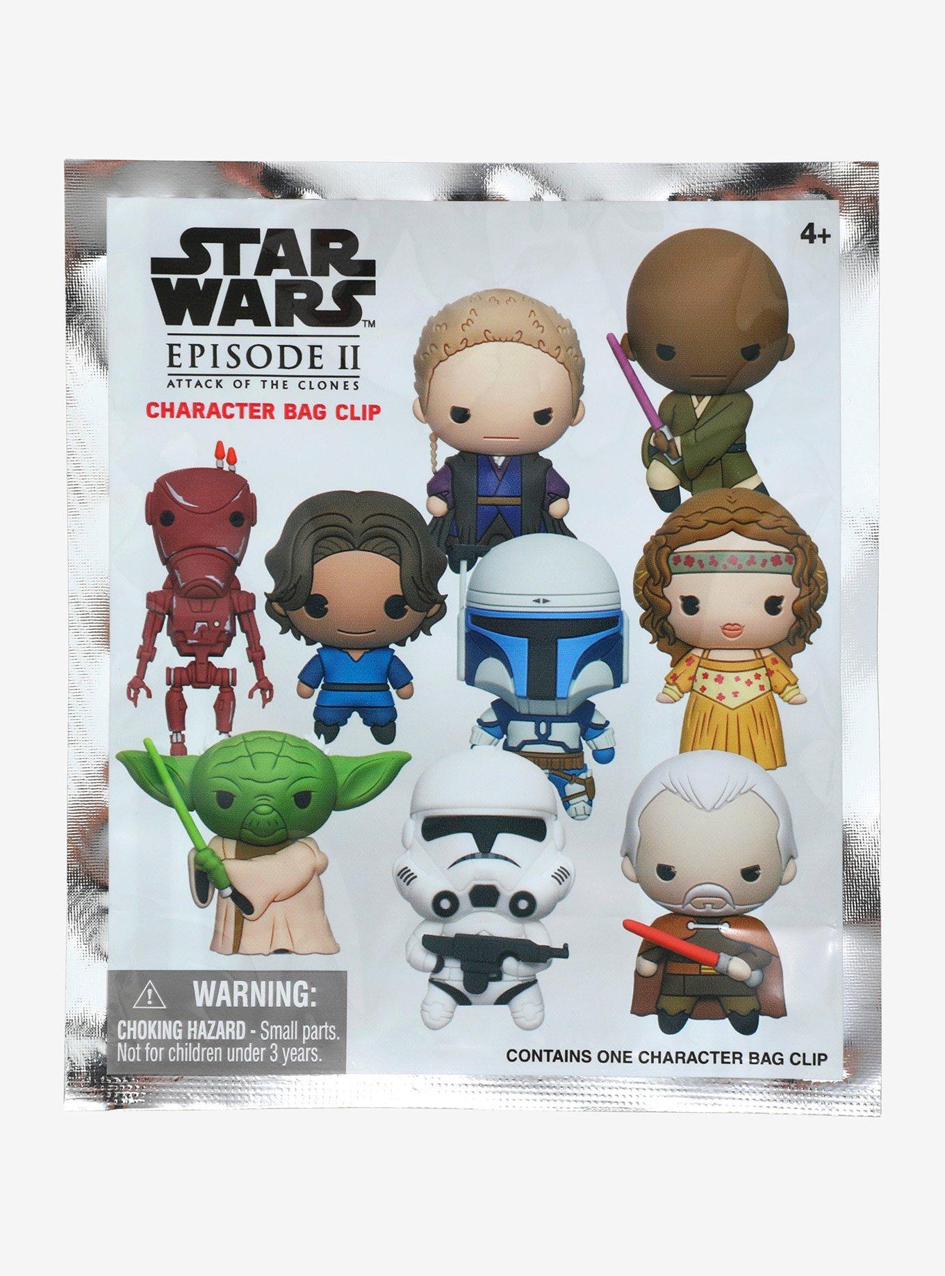 Star Wars Episode II Attack Of The Clones Characters Blind Bag Figural Key Chain, , alternate