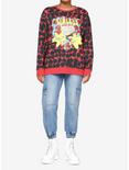 Nirvana Heart-Shaped Box Allover Print Girls Sweatshirt, MULTI, alternate
