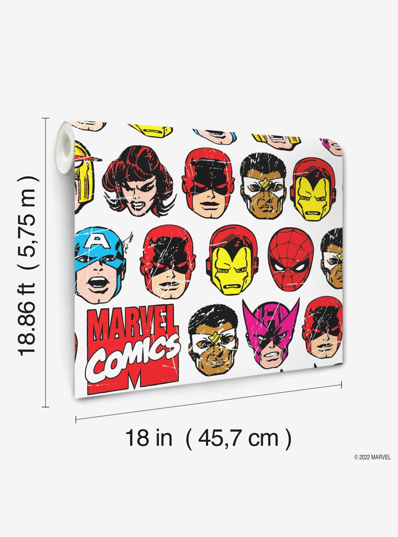 Marvel Comics Classic Character Peel & Stick Wallpaper, , alternate