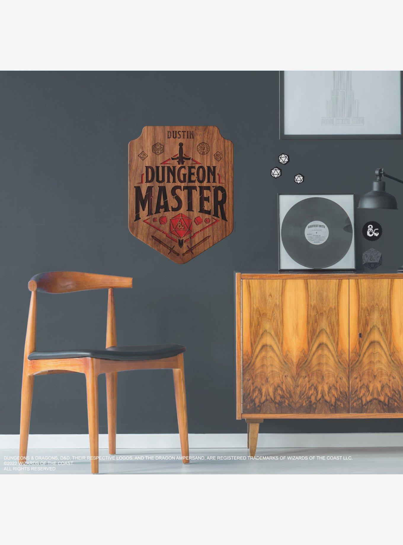 Dungeons & Dragons Dungeon Master Giant Peel & Stick Wall Decal With Alphabet, , alternate