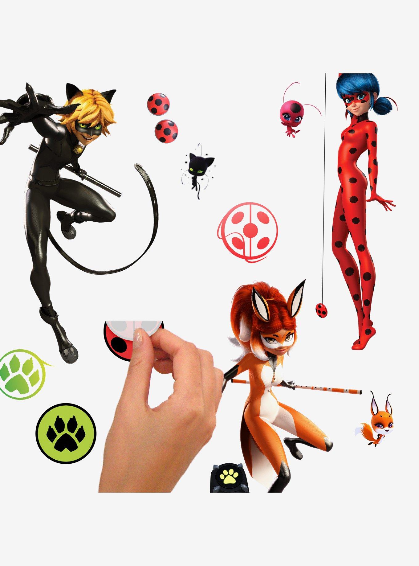Miraculous: Tales Of Ladybug And Cat Noir Peel & Stick Wall Decals, , alternate